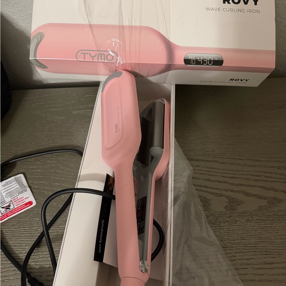 TYMO Pink Wave Curling Iron